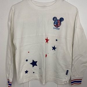 Disneyland Spirit Jersey Holographic Color Patriotic